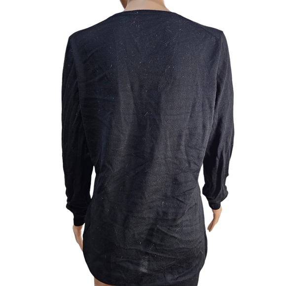 Gianni Versace Medusa Button Wool Cardigan Sweater black - Picture 9 of 9